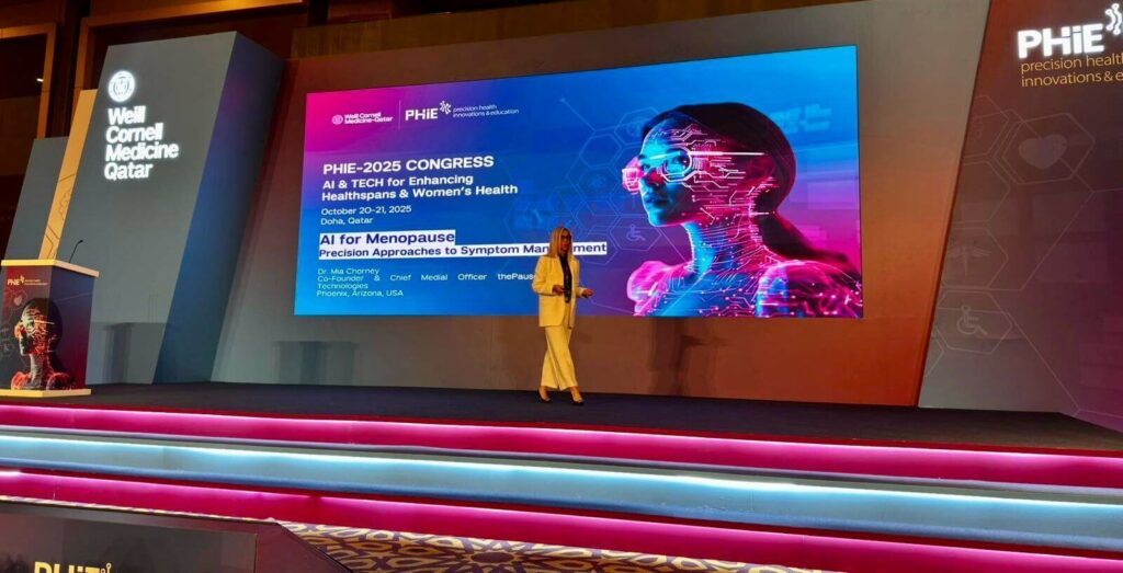Advancing Women's Health: thePause™ Co-Founder Dr. Mia Chorney Speaks at PHIE 2025 in Doha
