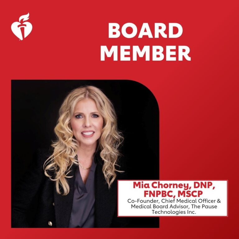 2025–2026 Board of Directors for the American Heart Association — Arizona