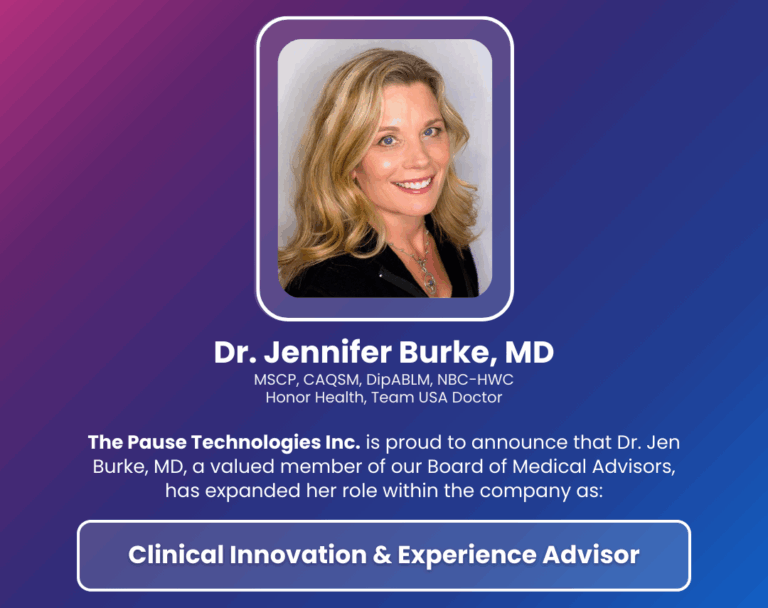 Dr. Jen Burke, MD, appointed as Clinical Innovation & Experience Advisor.