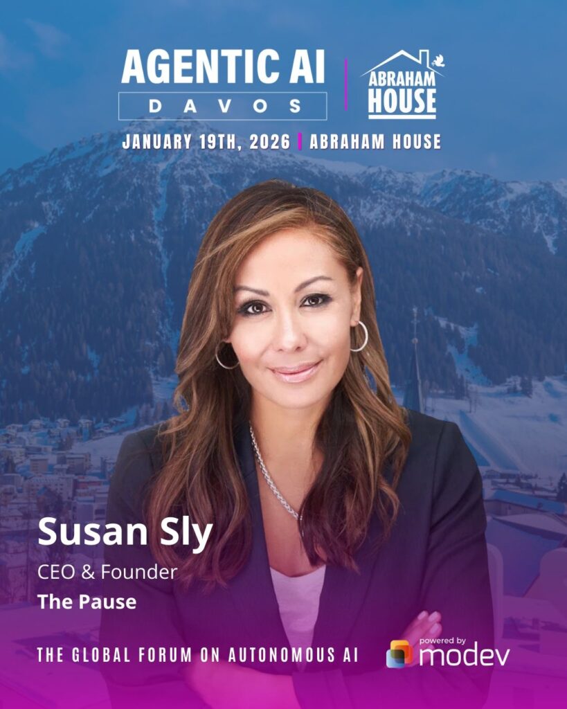 Susan Sly in Davos