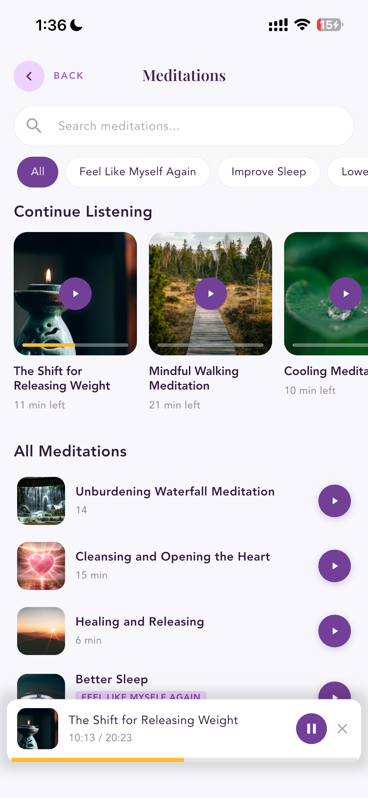 Harmoni meditation library